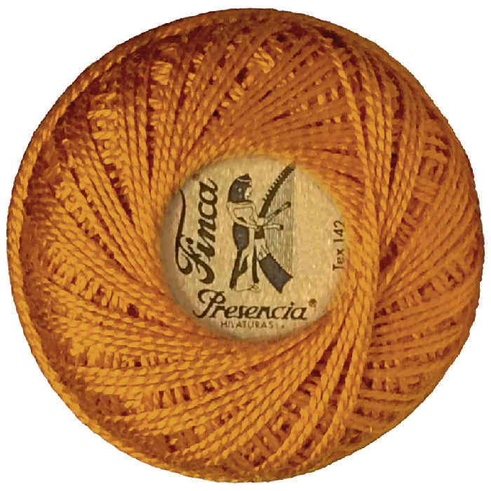 Presencia Perlé Cotton Thread - 1072 Dark Golden Brown
