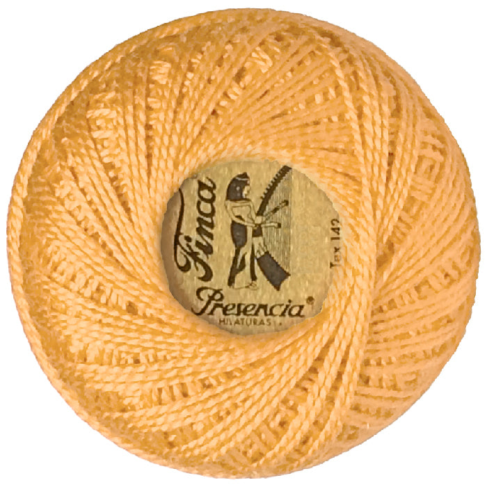 Presencia Perlé Cotton Thread - 1137 Pale Yellow