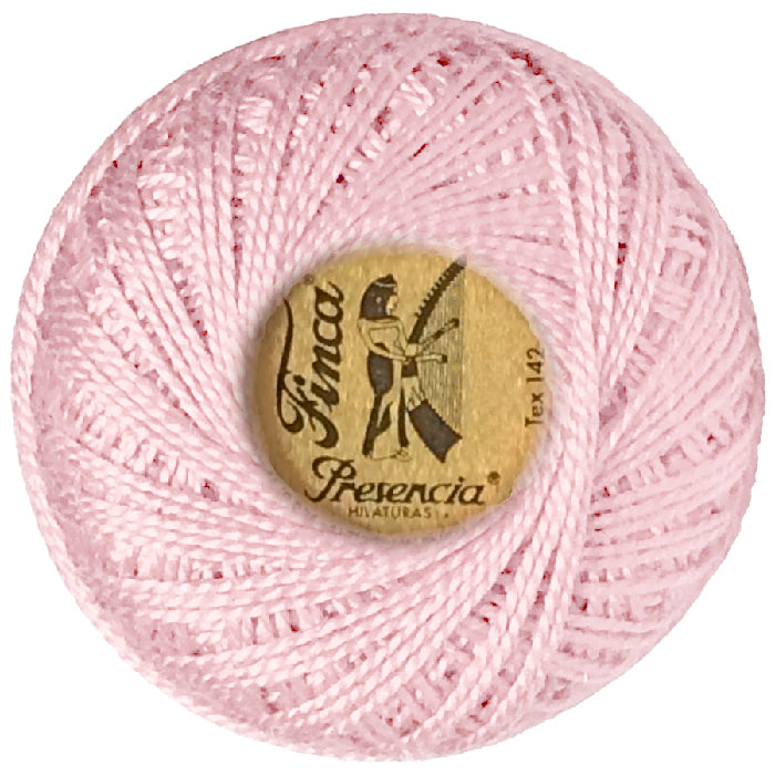 Presencia Perlé Cotton Thread - 1969 Very Light Shell Pink