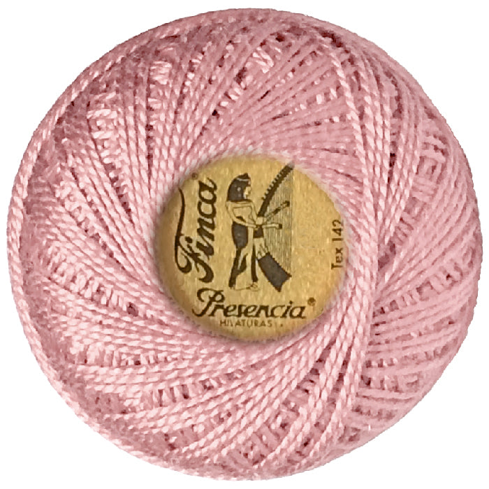 Presencia Perlé Cotton Thread - 1975 Medium Shell Pink