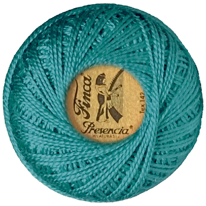 Presencia Perlé Cotton Thread - 3670 Ultra Very Dark Turquoise
