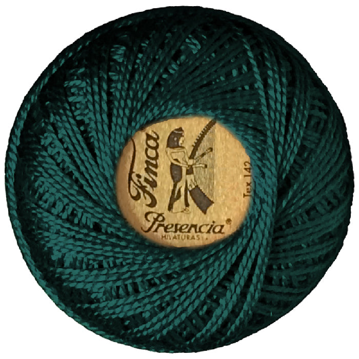 Presencia Perlé Cotton Thread - 4323 Very Dark Seafoam