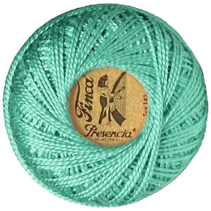 Presencia Perlé Cotton Thread - 4394 Nile Green
