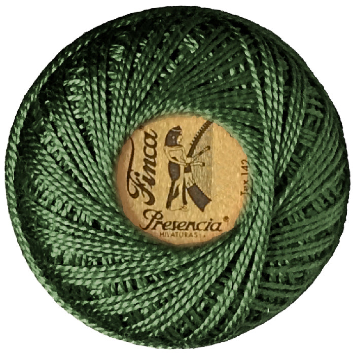 Presencia Perlé Cotton Thread - 4565 Avacado Green
