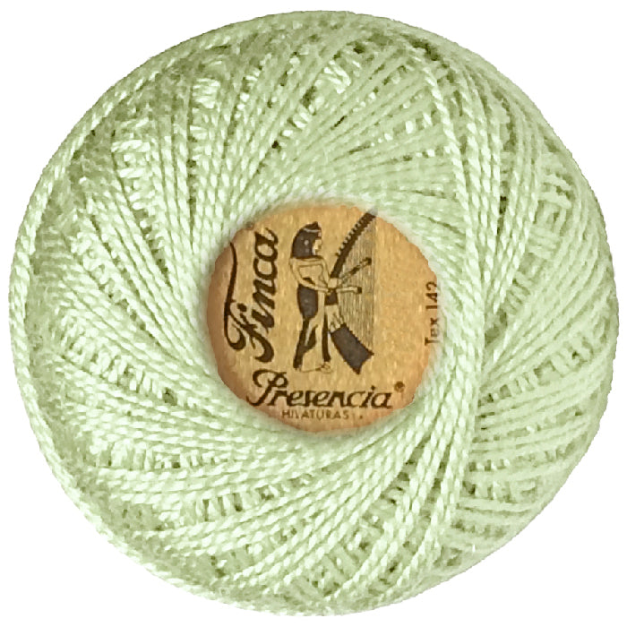 Presencia Perlé Cotton Thread - 4799 Ultra Light Avacado Green