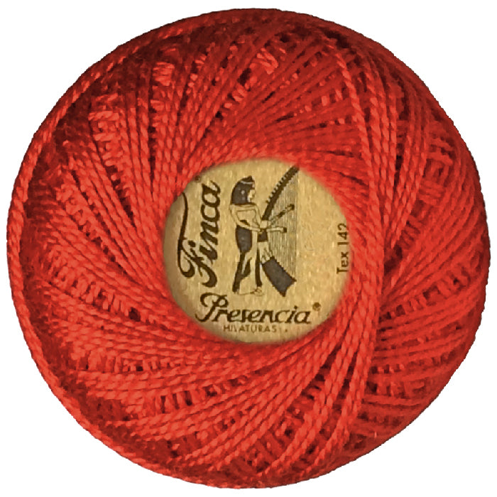 Presencia Perlé Cotton Thread - 7580 Red Copper