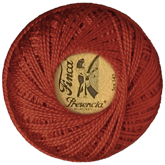 Presencia Perlé Cotton Thread - 7656 Dark Mahogany