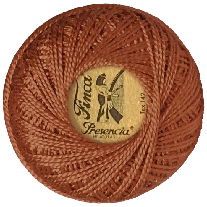 Presencia Perlé Cotton Thread - 8072 Dark Topaz