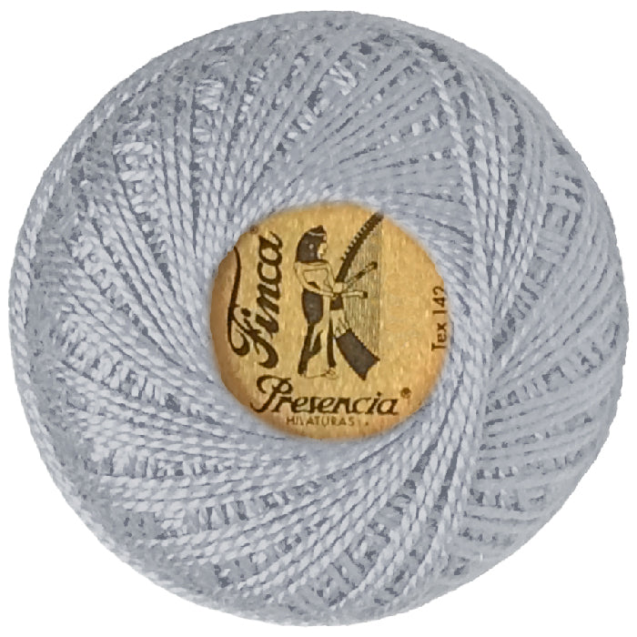 Presencia Perlé Cotton Thread - 8728 Light Shell Gray
