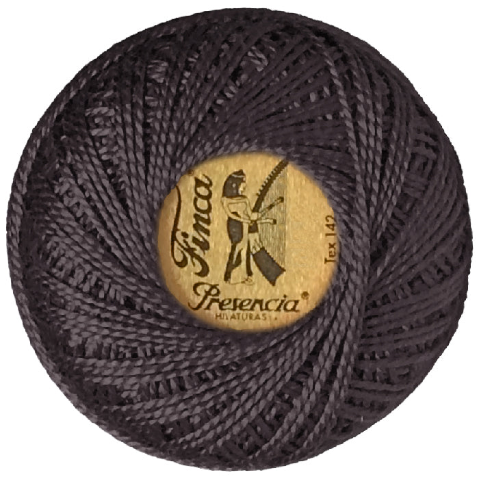 Presencia Perlé Cotton Thread - 8756 Almost Black