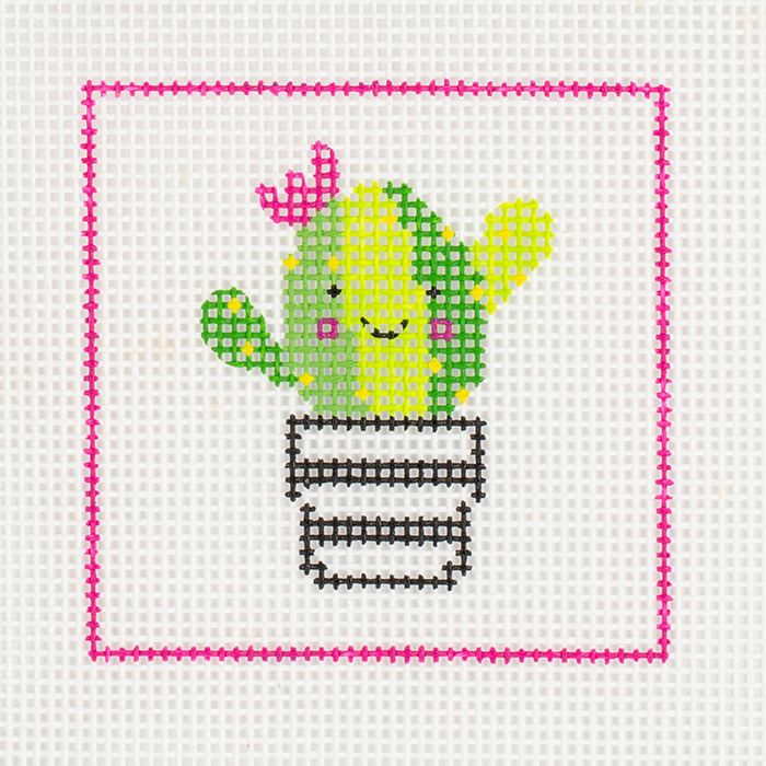 succulent embroidery kit Succulent DeElda Beginner Needlepoint Kit