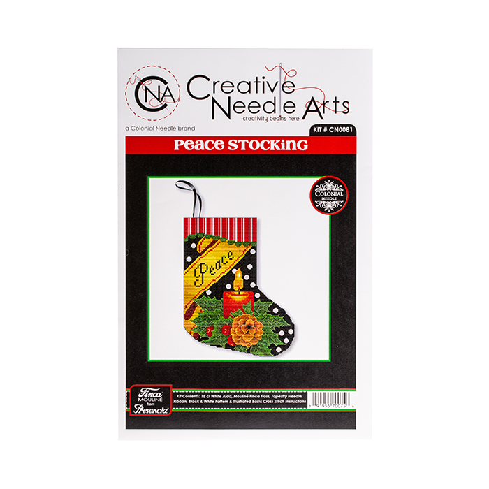 Peace Mini Stocking Ornament