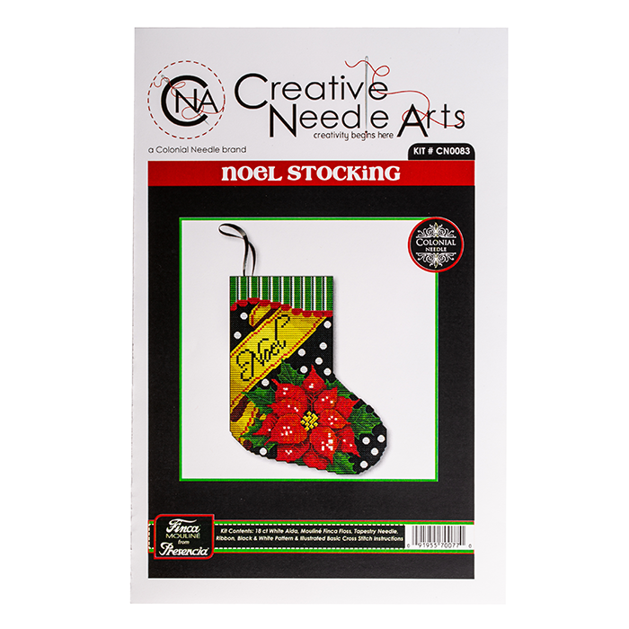 Noel Mini Stocking Ornament