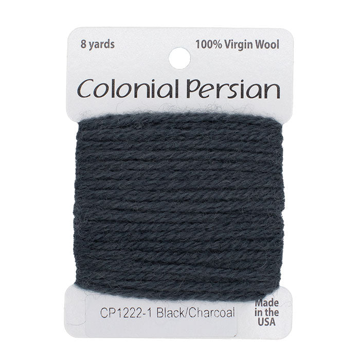 Colonial Persian Yarn - 222 Black/Charcoal