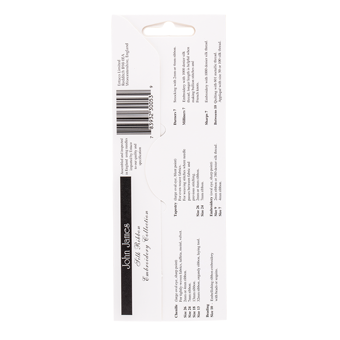 JJ Silk Ribbon Embroidery Set