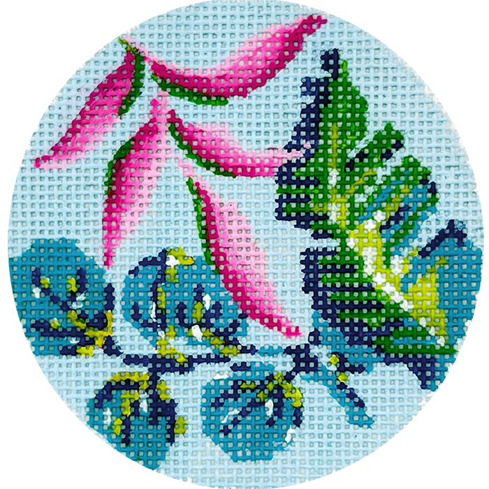 Aqua Teal Banana Leaf