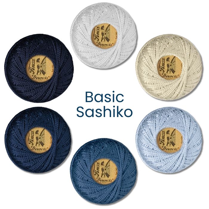 Presencia Perlé Sampler Pack - Basic Sashiko
