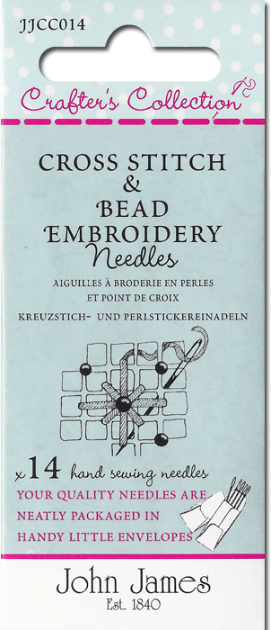 JJ Crafter's Collection Cross Stitch & Beading Embroidery
