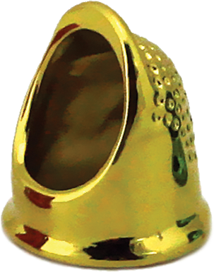 Colonial Needle Co Leather Thimble Pad 1 Sheet Of 12 Pads - View #8