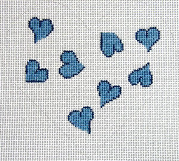 Blue Heart Pillow