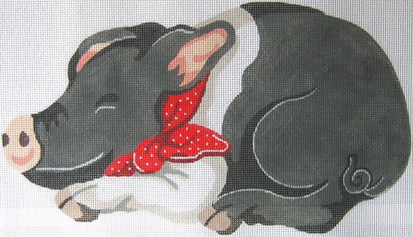 Black Pig Pillow