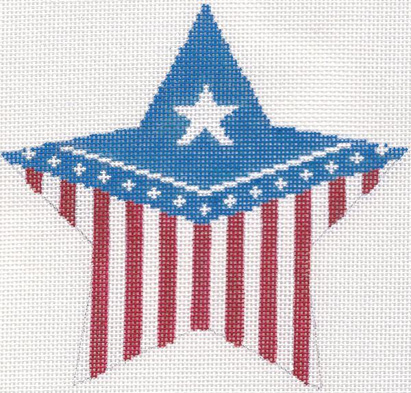 Flag Star Pillow