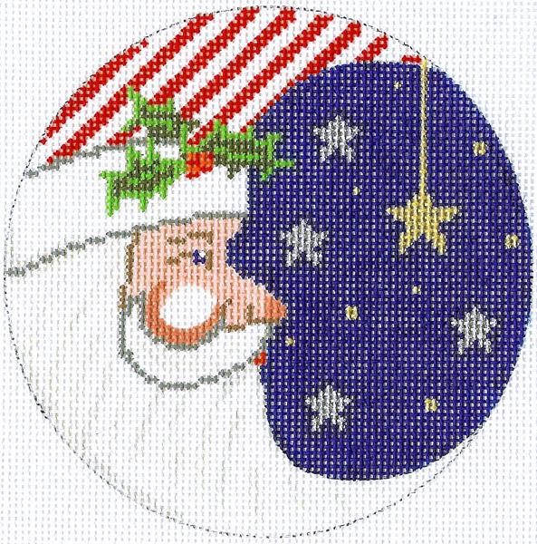 Partriotic Santa Ornament