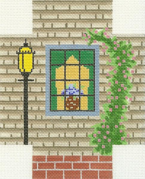 Grey Shingle Window Scene