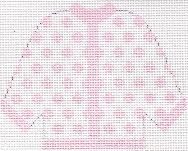Pink Polka Dot Cardigan Ornament