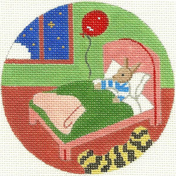 Bunny in Bed Ornament