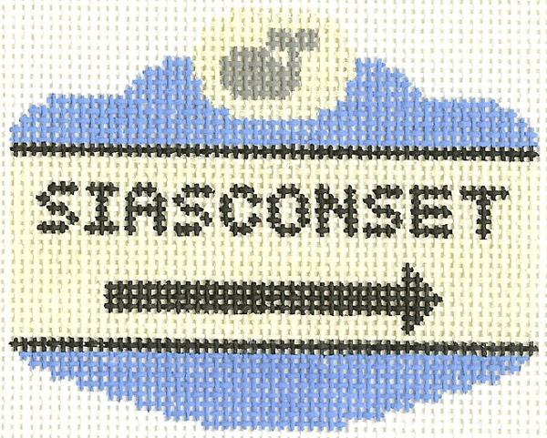 Sconset Sign Ornament