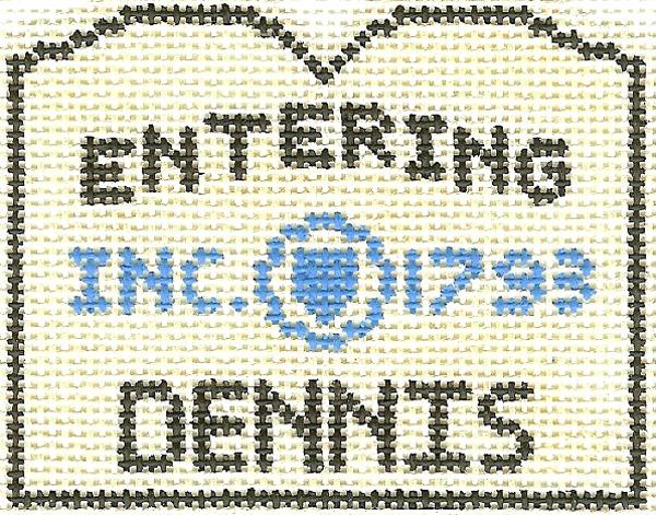 Dennis Sign Ornament