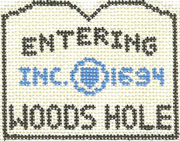 Woods Hole Sign Ornament