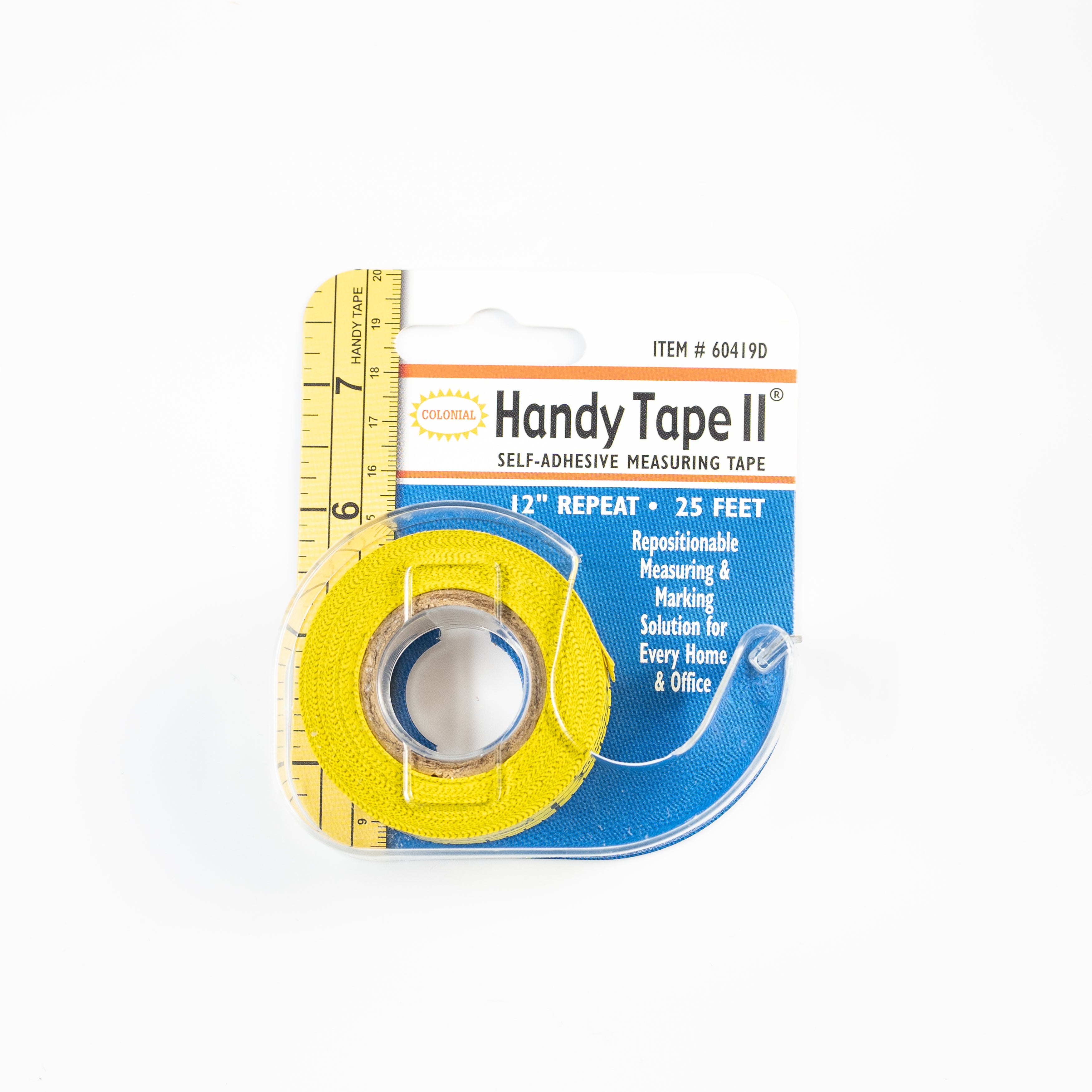 Top Notch 60 Retractable Double Sided Tape Measure - Navy - Quilting Supplies - Sewing Supplies