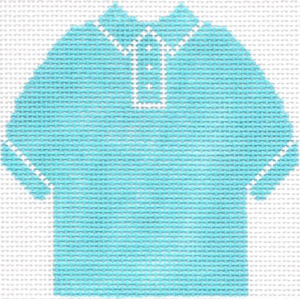 Sky Blue Polo Shirt Ornament