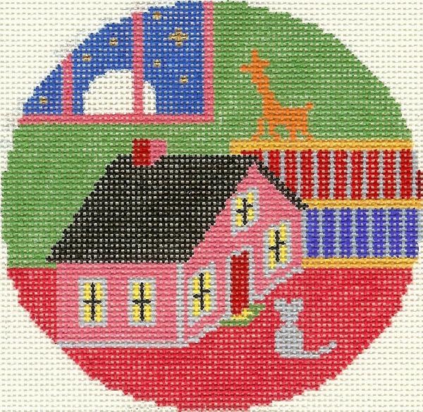 Toy House & Mouse Ornament