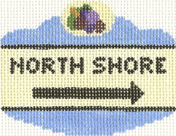 North Shore Sign Ornament