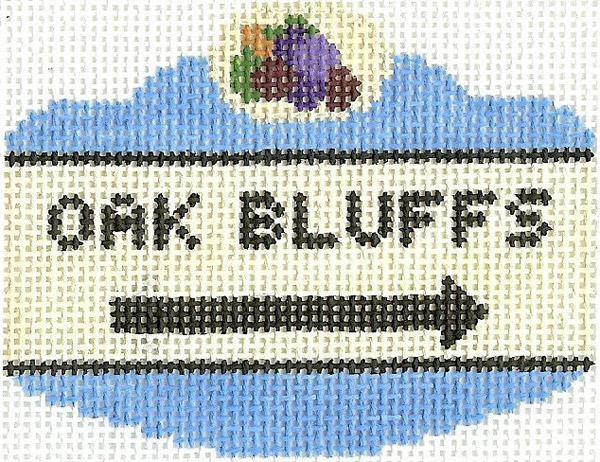 Oak Bluffs Sign Ornament