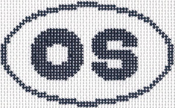 OS (Old Saybrook, CT) Oval Ornament