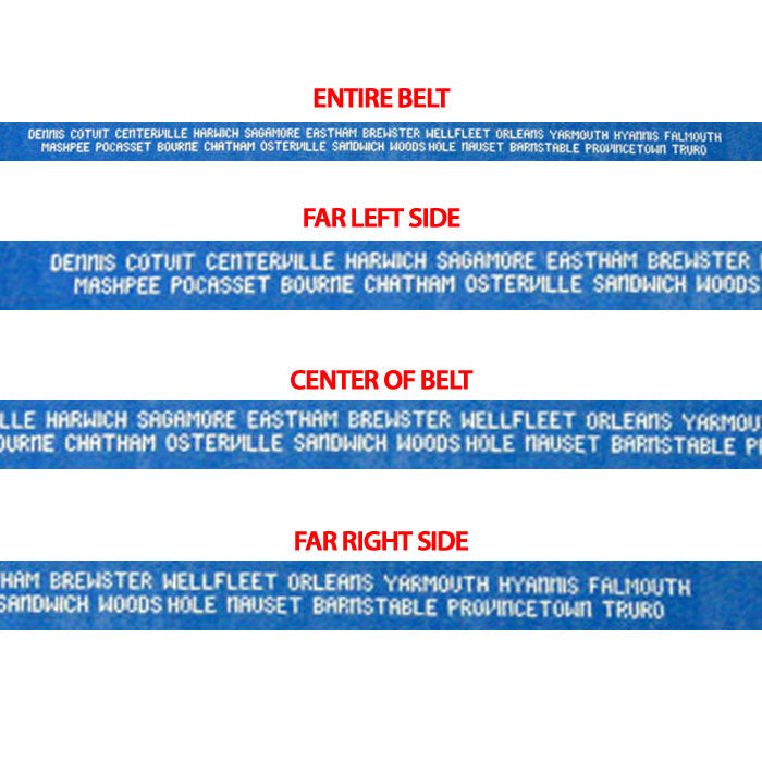 Cape Cod Towns Belt