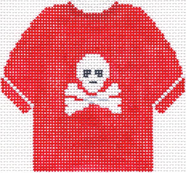 Jolly Roger Red T-Shirt Ornament