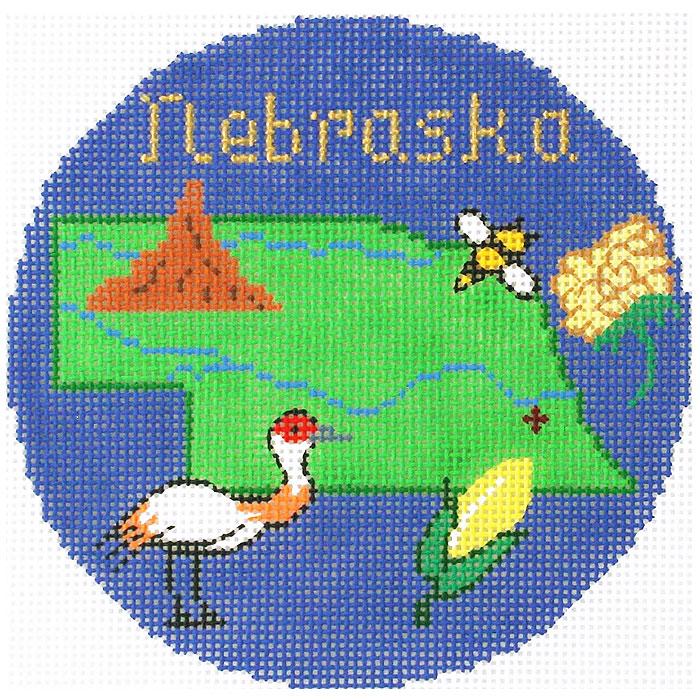 Nebraska Ornament