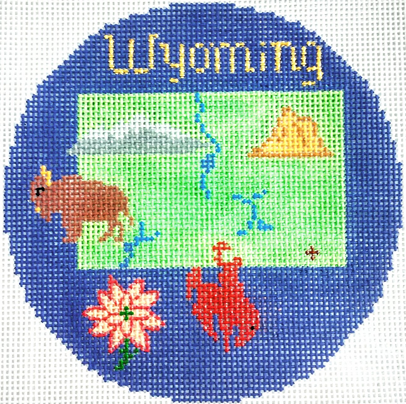 Wyoming Ornament