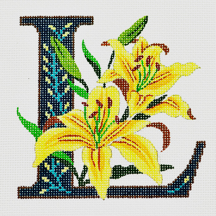 lily flower cross stitch pattern L-Lily