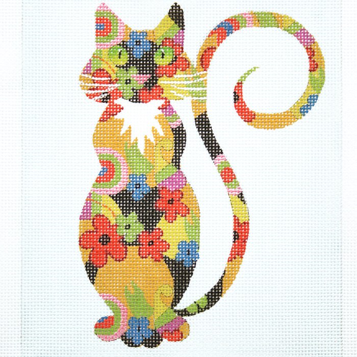 Flower Power Cat
