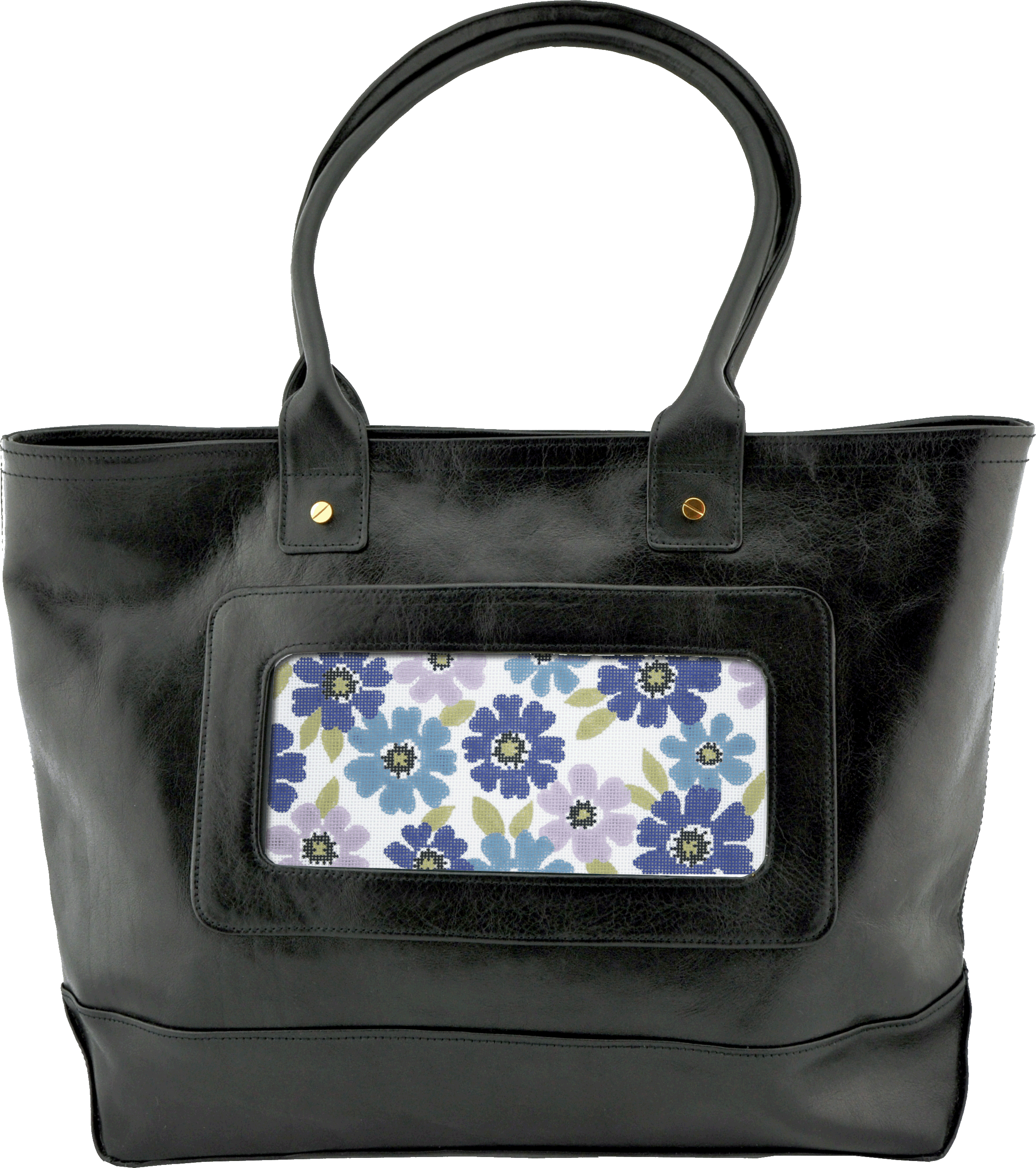 large leather tote