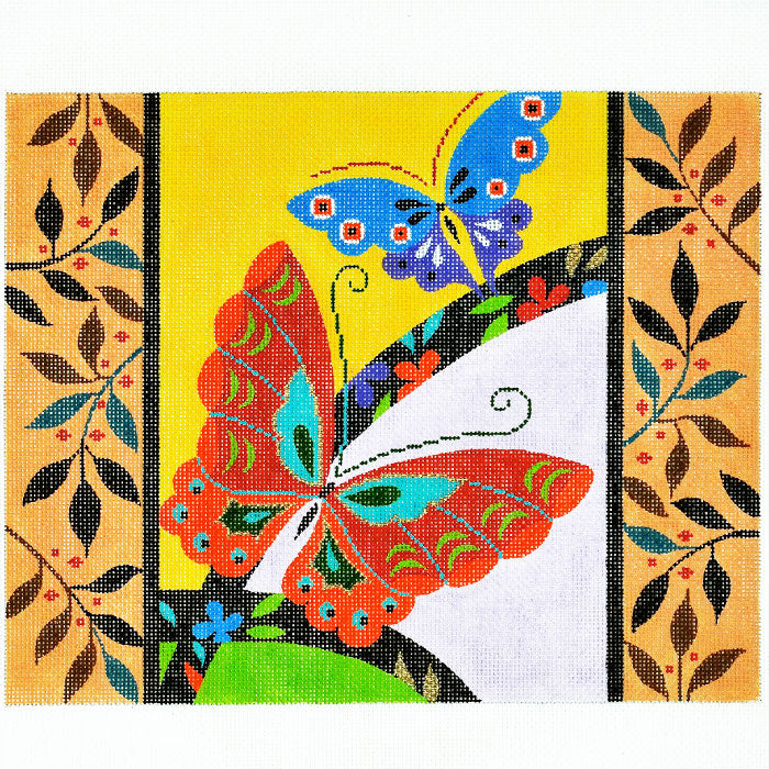 Butterflies with Border
