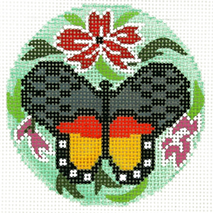 Butterfly with Flowers