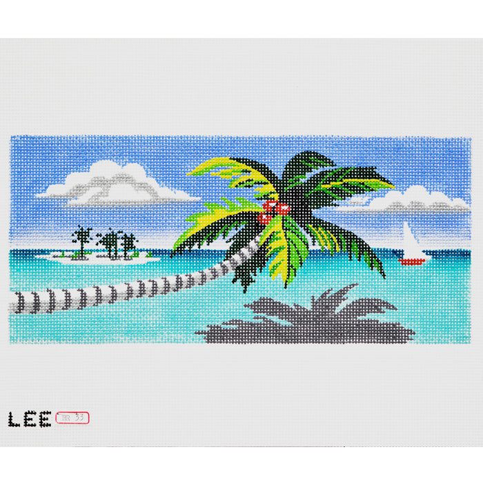 Palm Tree And Boat