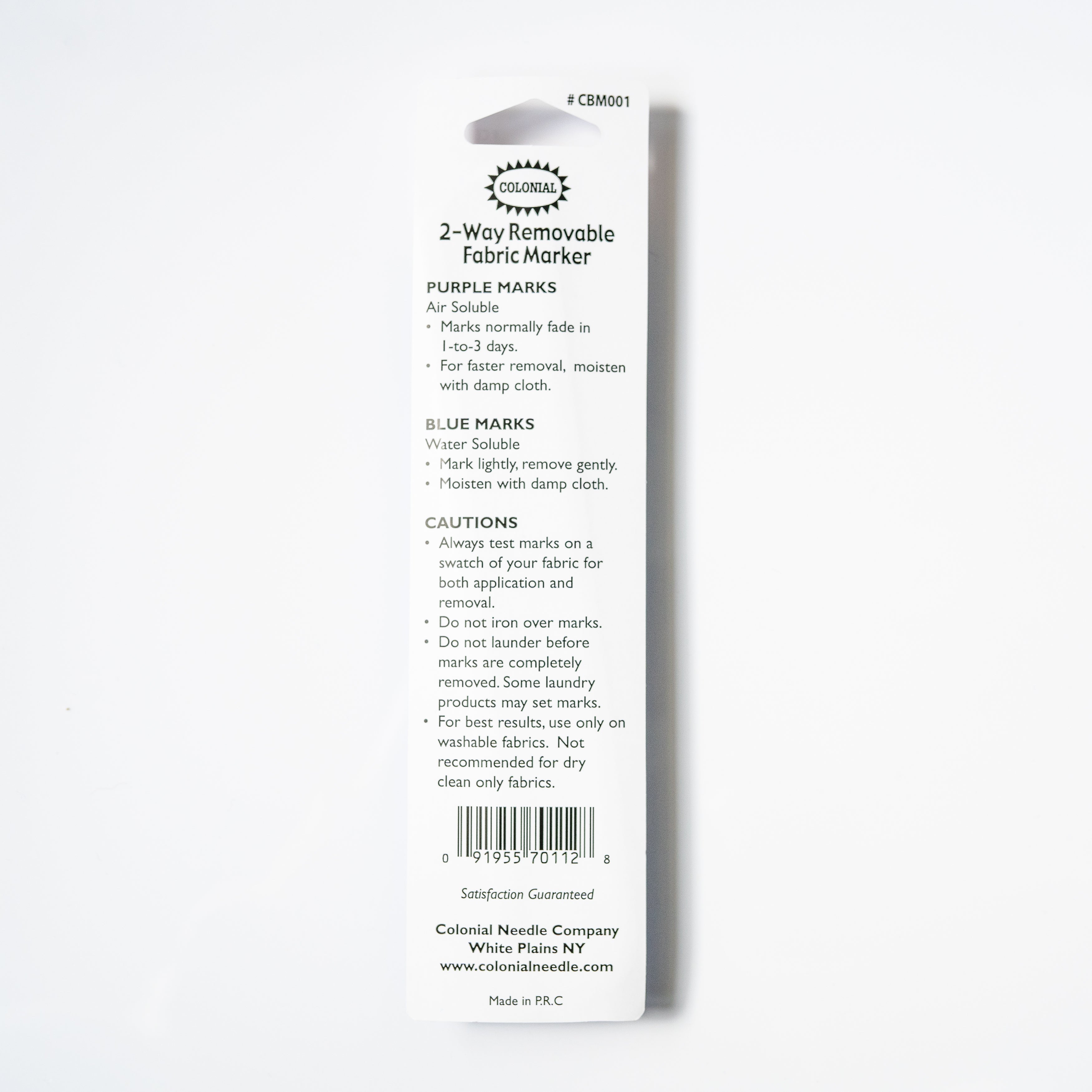 2-Way Removable Fabric Marker